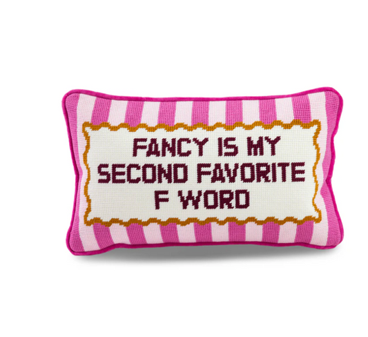 FANCY NEEDLEPOINT PILLOW
