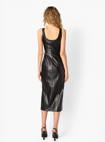 KIRBY VEGAN LEATHER DRESS