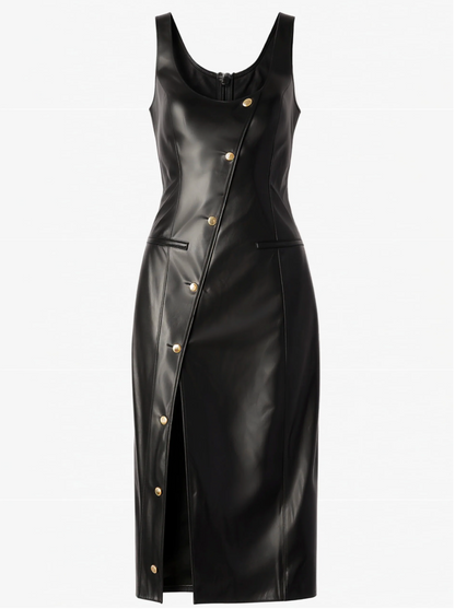KIRBY VEGAN LEATHER DRESS
