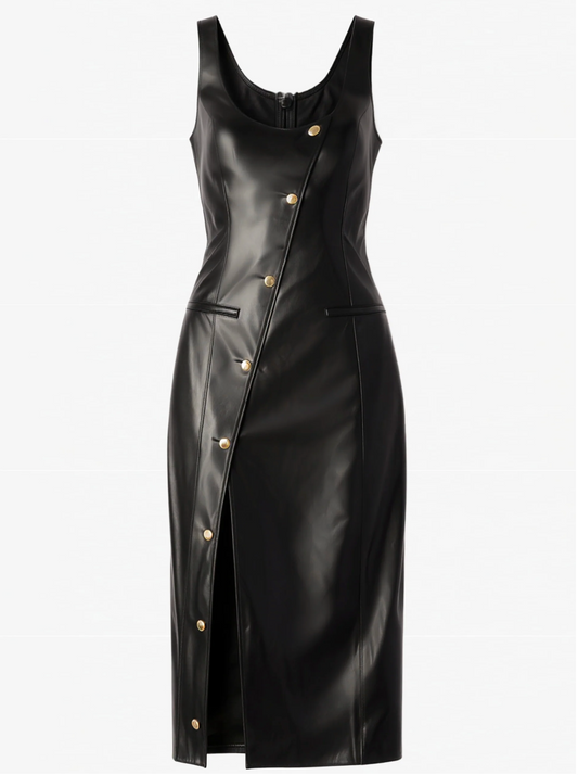 KIRBY VEGAN LEATHER DRESS