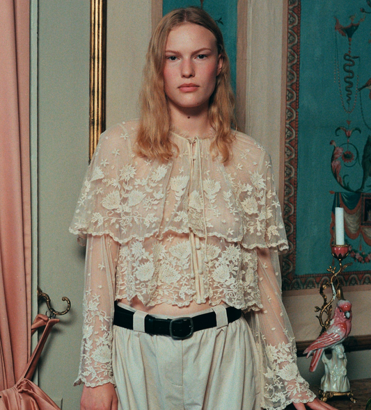 BRONTE EMBROIDERED TOP