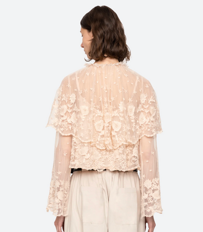 BRONTE EMBROIDERED TOP