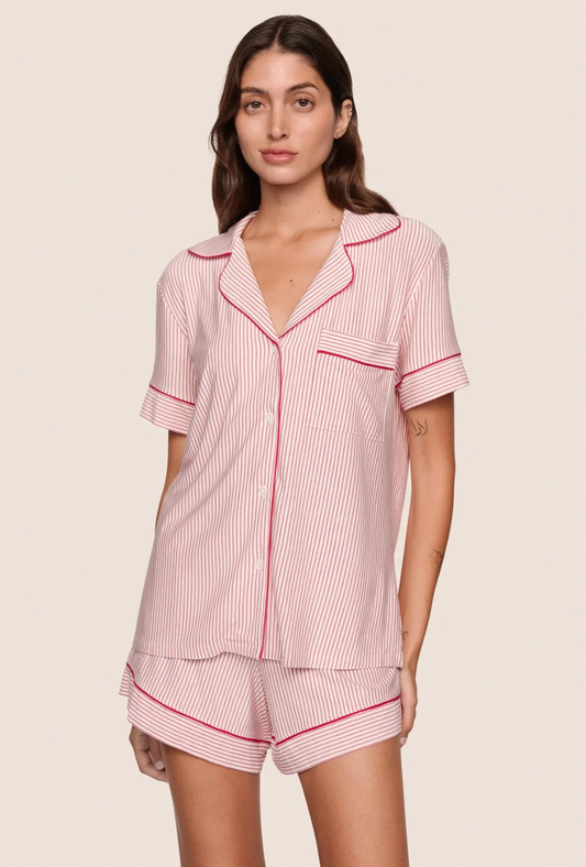 GISELE PRINTED SHORT PJ SET