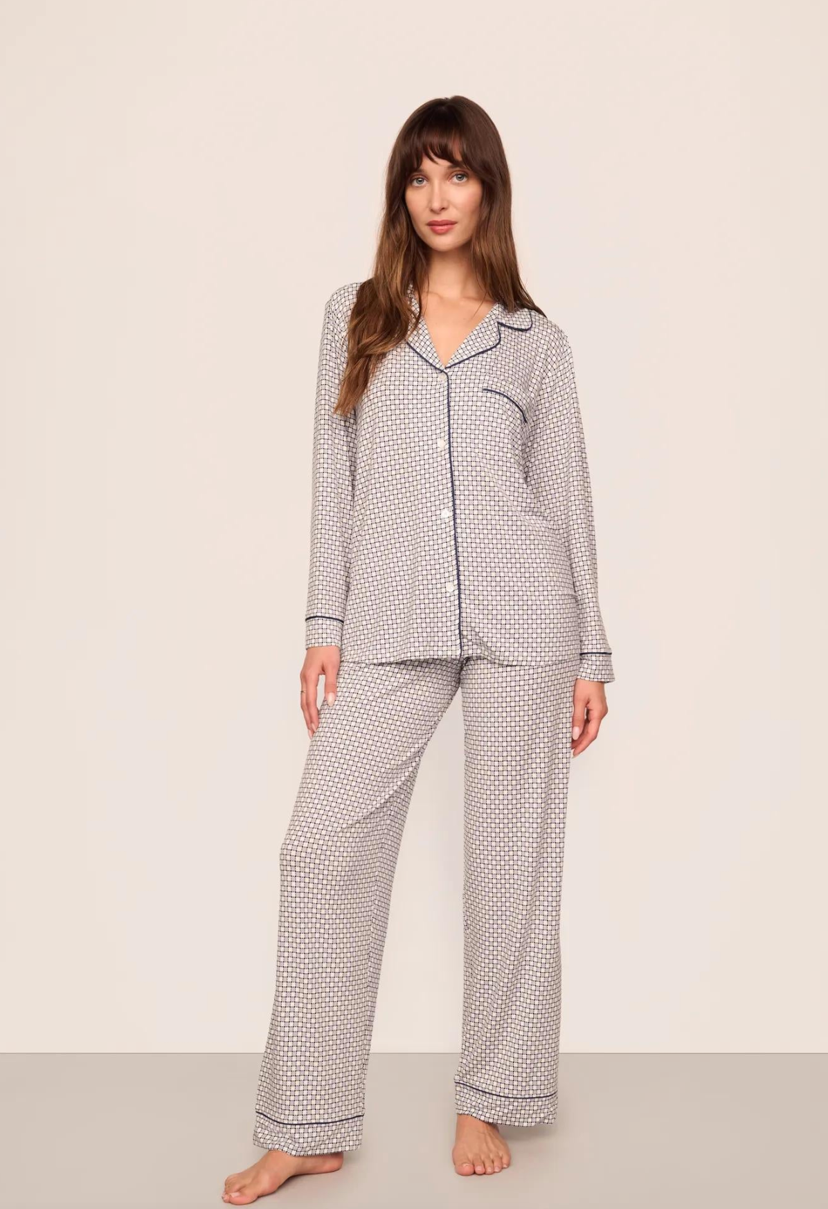 GISELE PRINTED LONG PJ SET