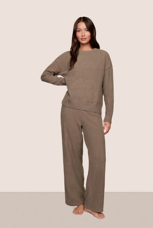 BOUCLE CREW NECK PULLOVER