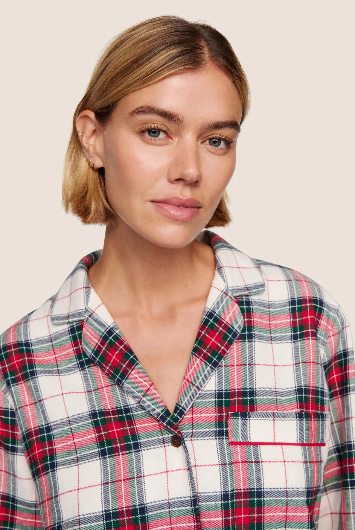 FLANNEL LONG PJ SET