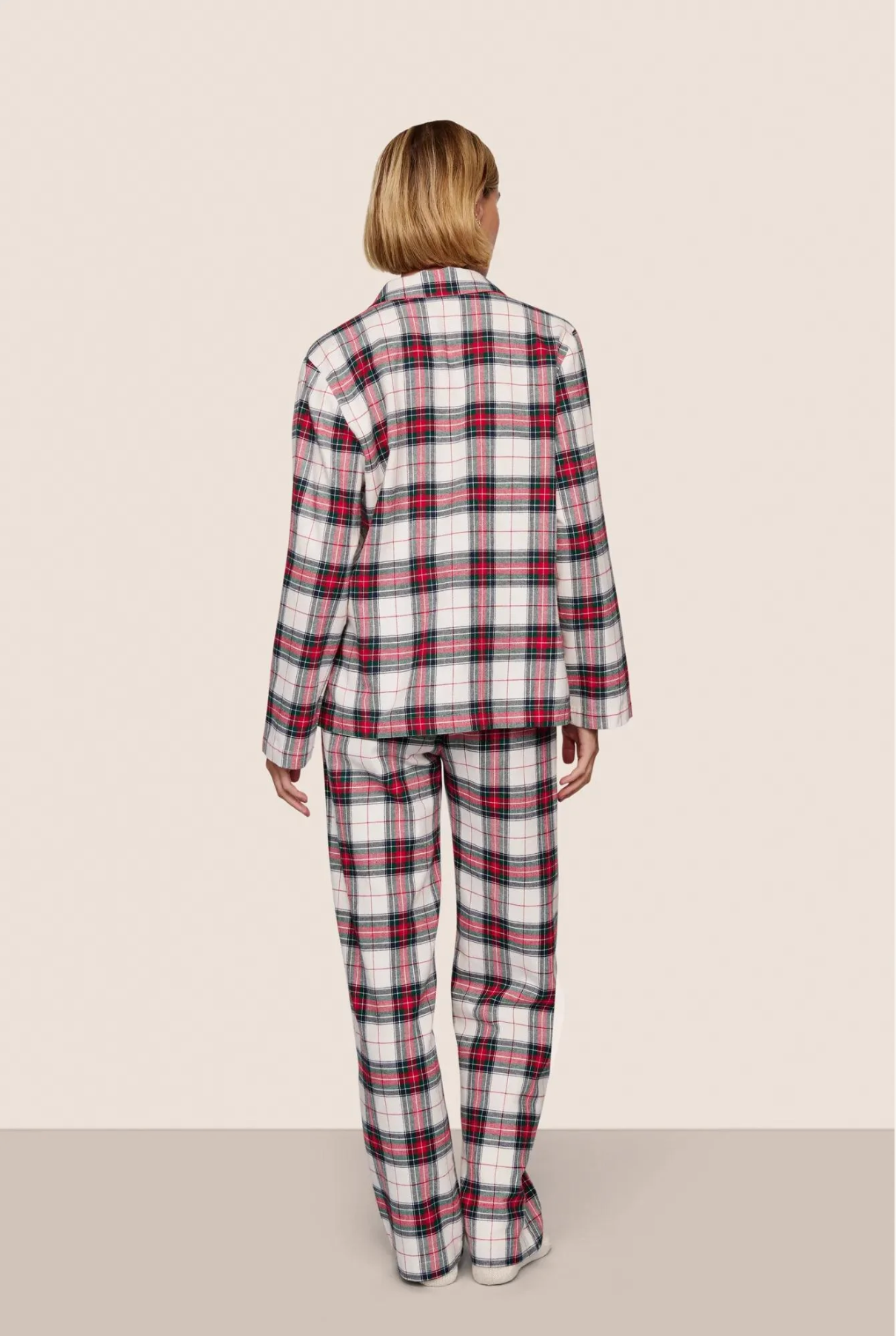 FLANNEL LONG PJ SET