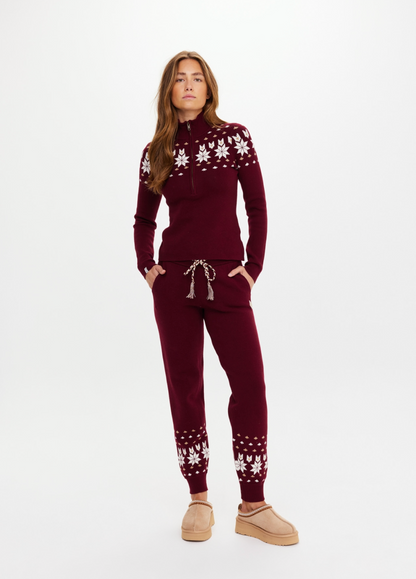 LE SKI HALF ZIP SWEATER