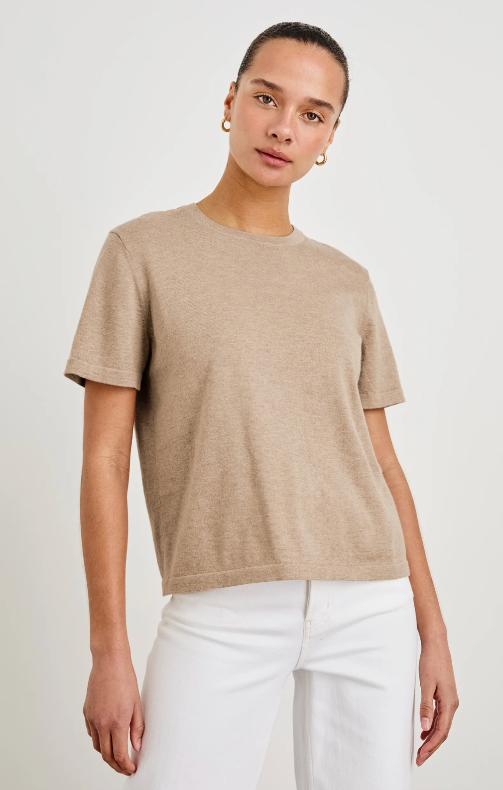 COTTON CASHMERE TEE