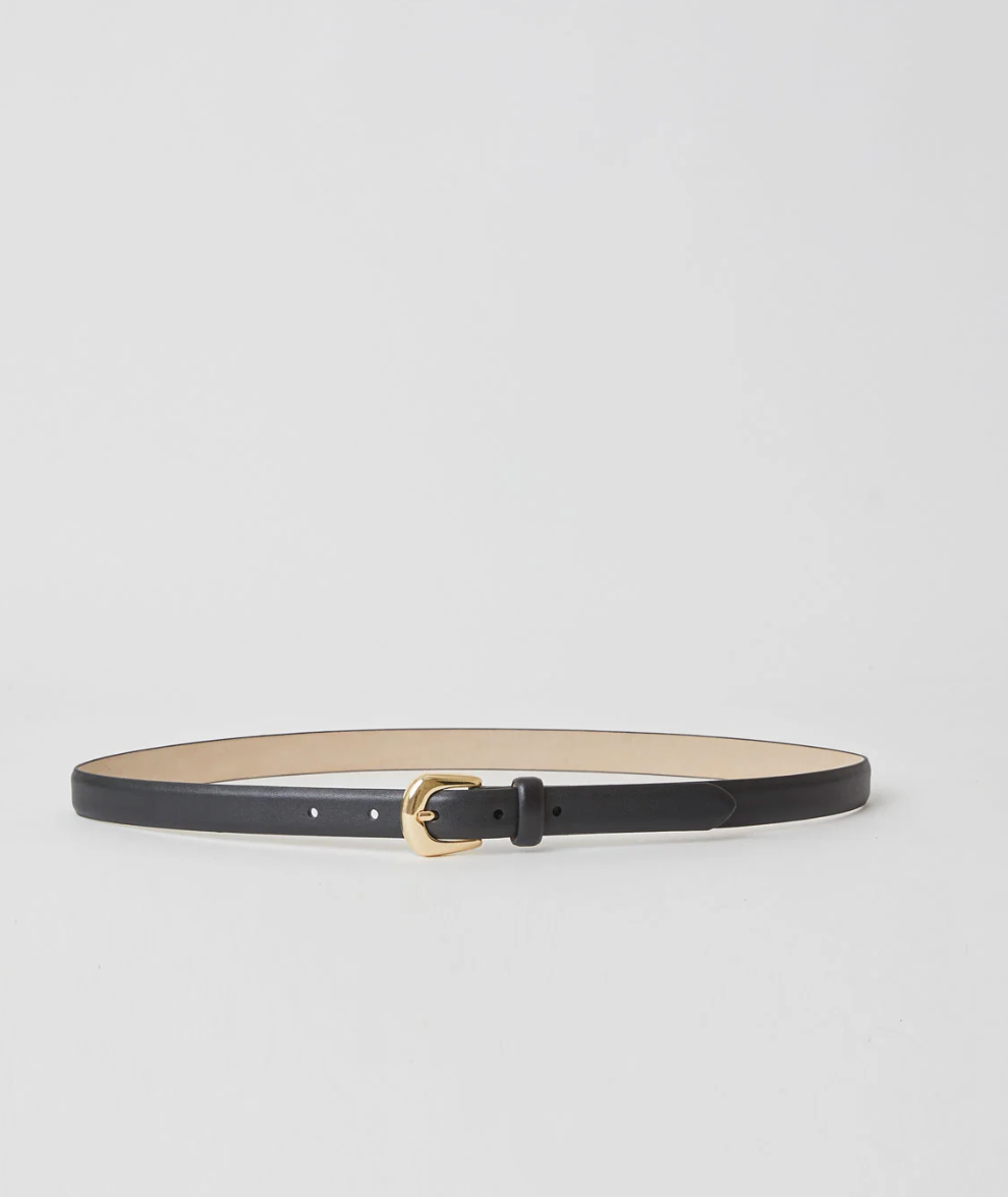 B-Low The Belt Kennedy Mini Belt - Narrow genuine leather hip belt with nubuck lining