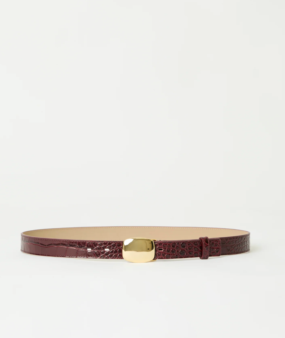 B-Low The Belt Jacob Croc Leather Belt - Crocodile embossed leather hip belt made in Italy