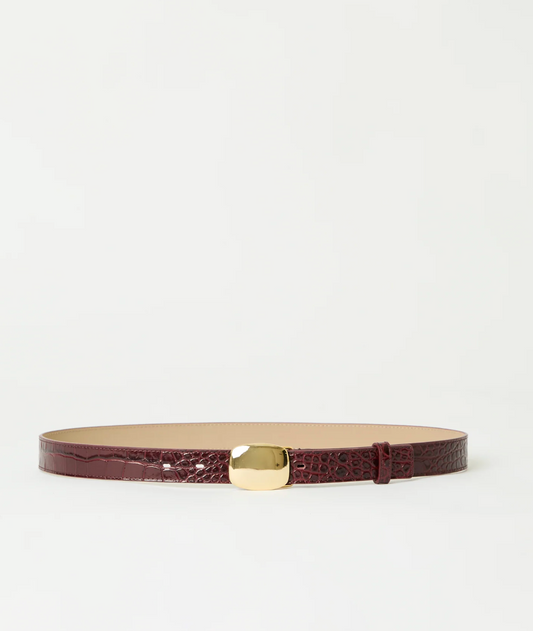 JACOB CROC LEATHER BELT