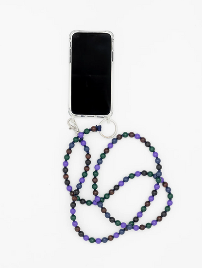 ina.seifart Beaded Phone Necklace - Wooden beaded crossbody phone necklace handmade in Berlin
