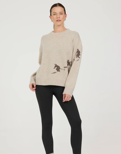 SKIER SLOPE SWEATER