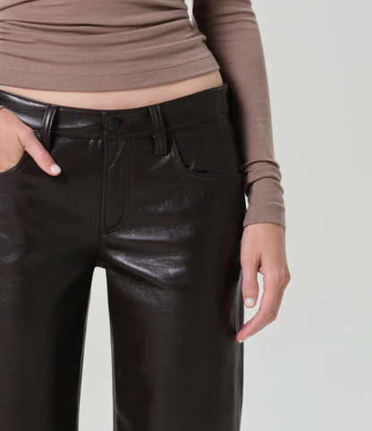 FAYE RECYCLED LEATHER PANT