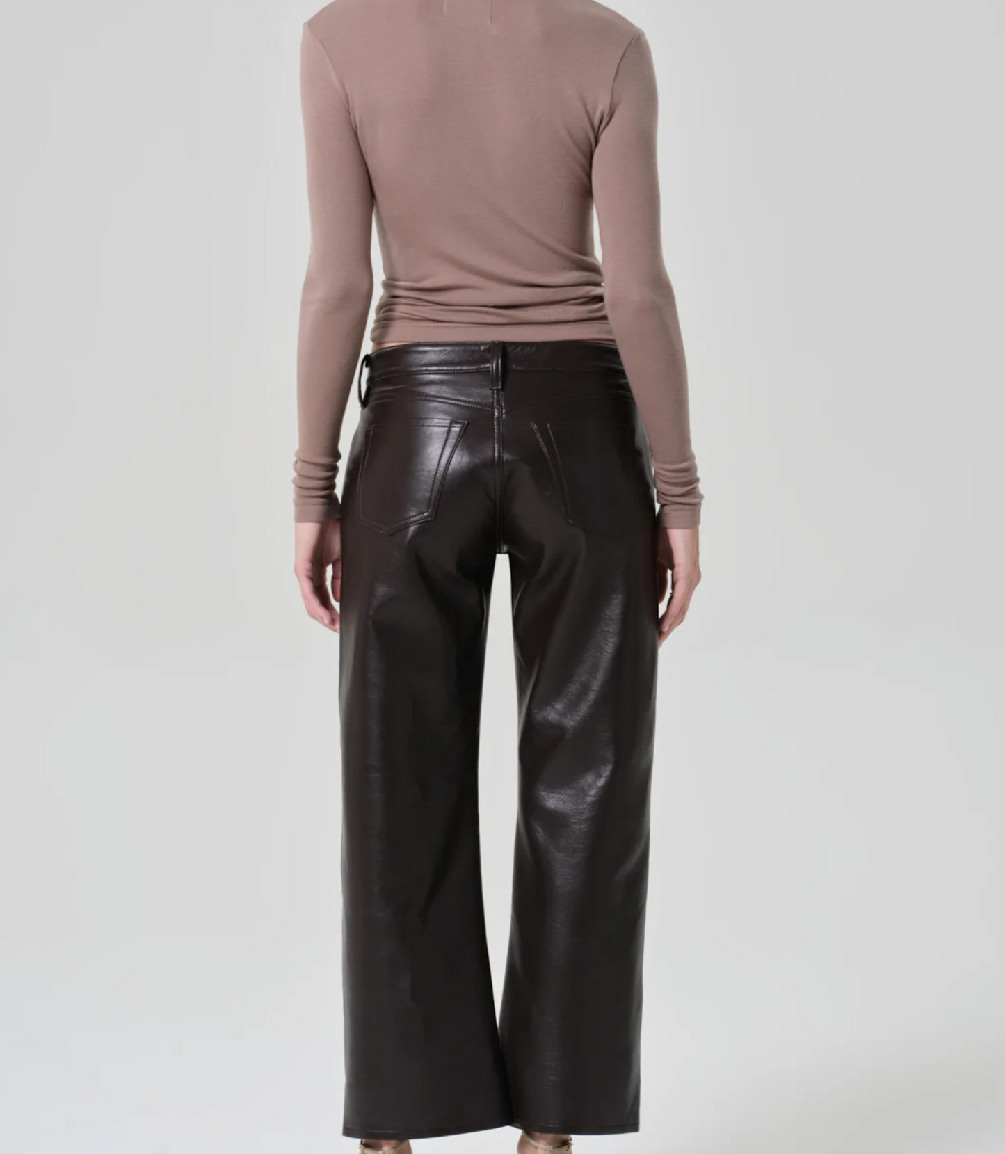 FAYE RECYCLED LEATHER PANT