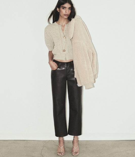 FAYE RECYCLED LEATHER PANT