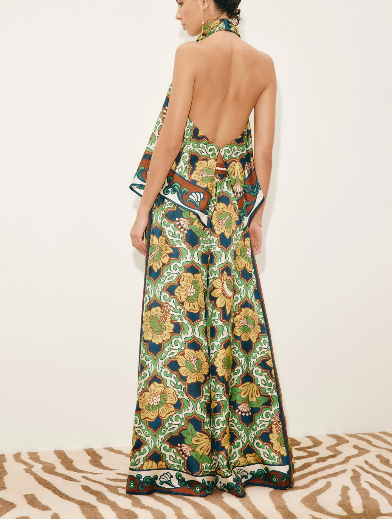 LIANA SILK PALAZZO PANT