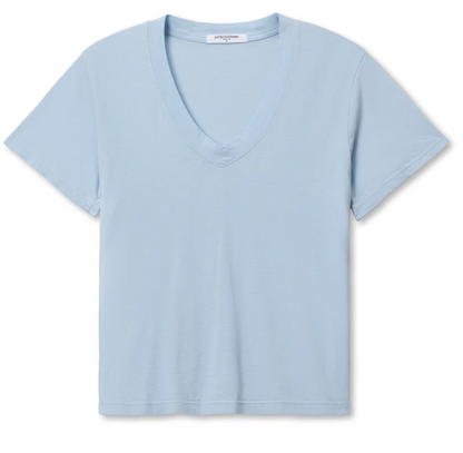 Perfect White Tee Hendrix Boxy V-Neck Tee - relaxed boxy tee front view