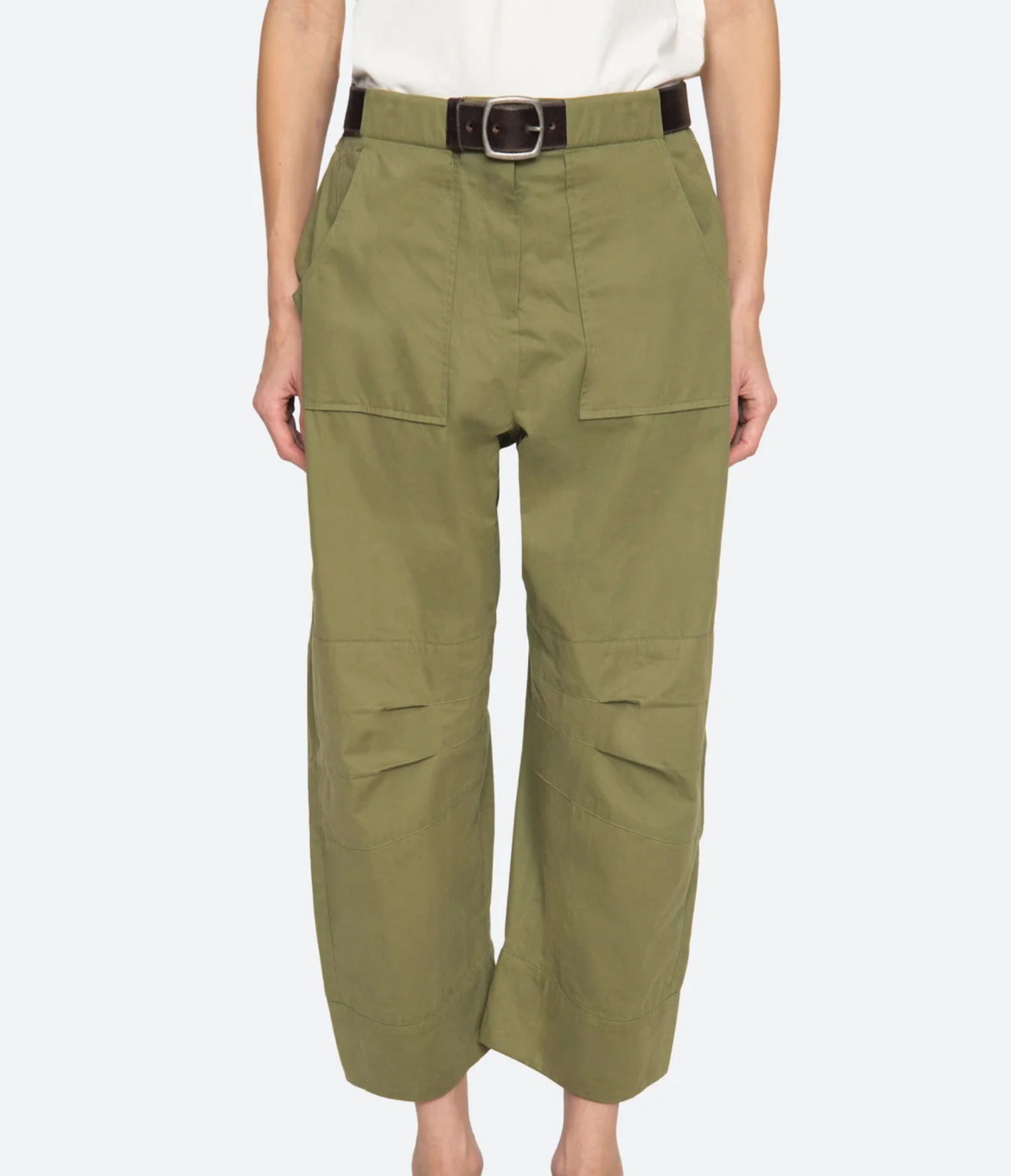 Sea New York Andrea Workwear Pants - tailored workwear trousers front view