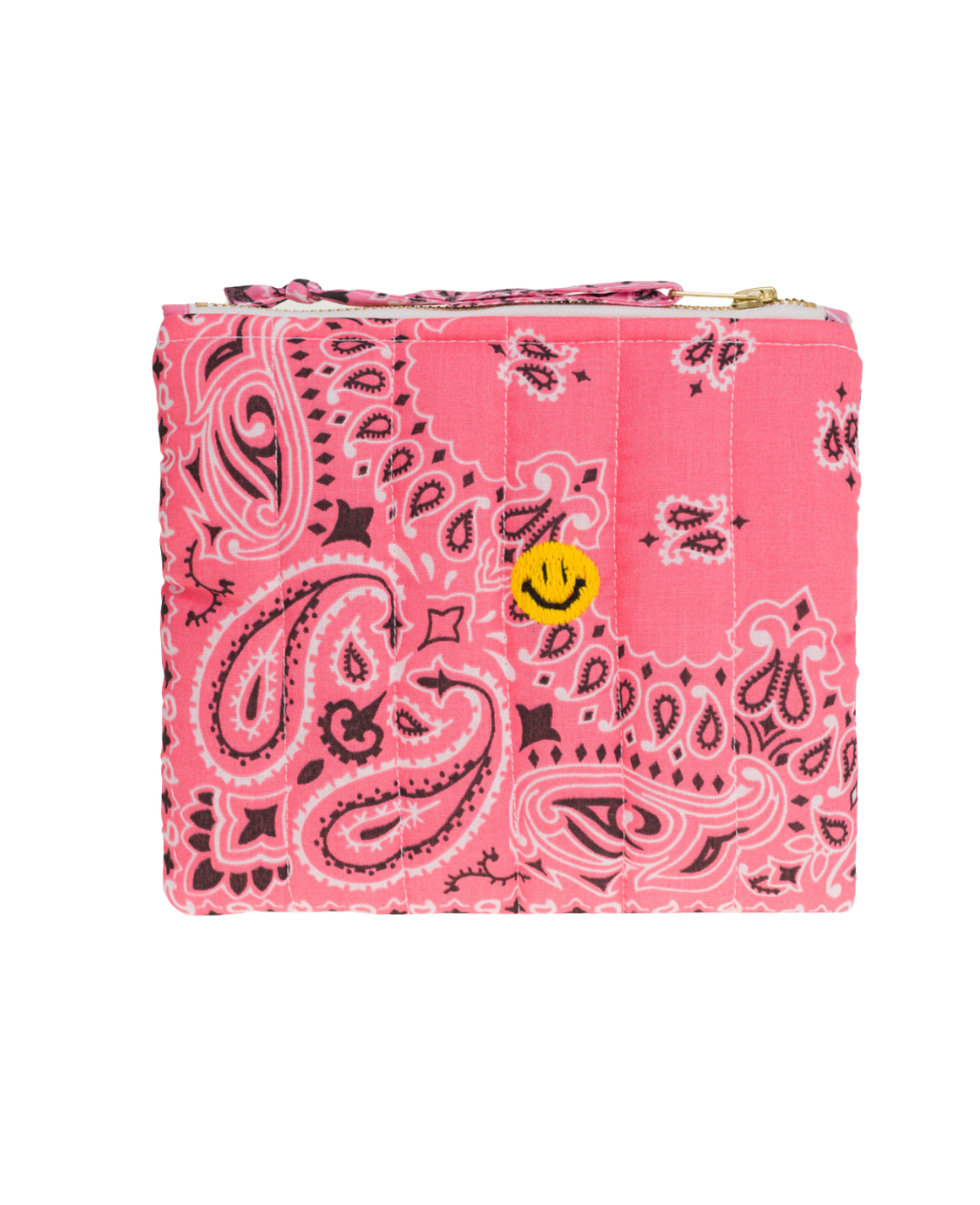 Call It By Your Name Mini Pochette Happy Face - smiley face print mini pouch