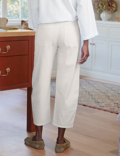 Frank & Eileen Bray Barrel Pant - on model full-length view