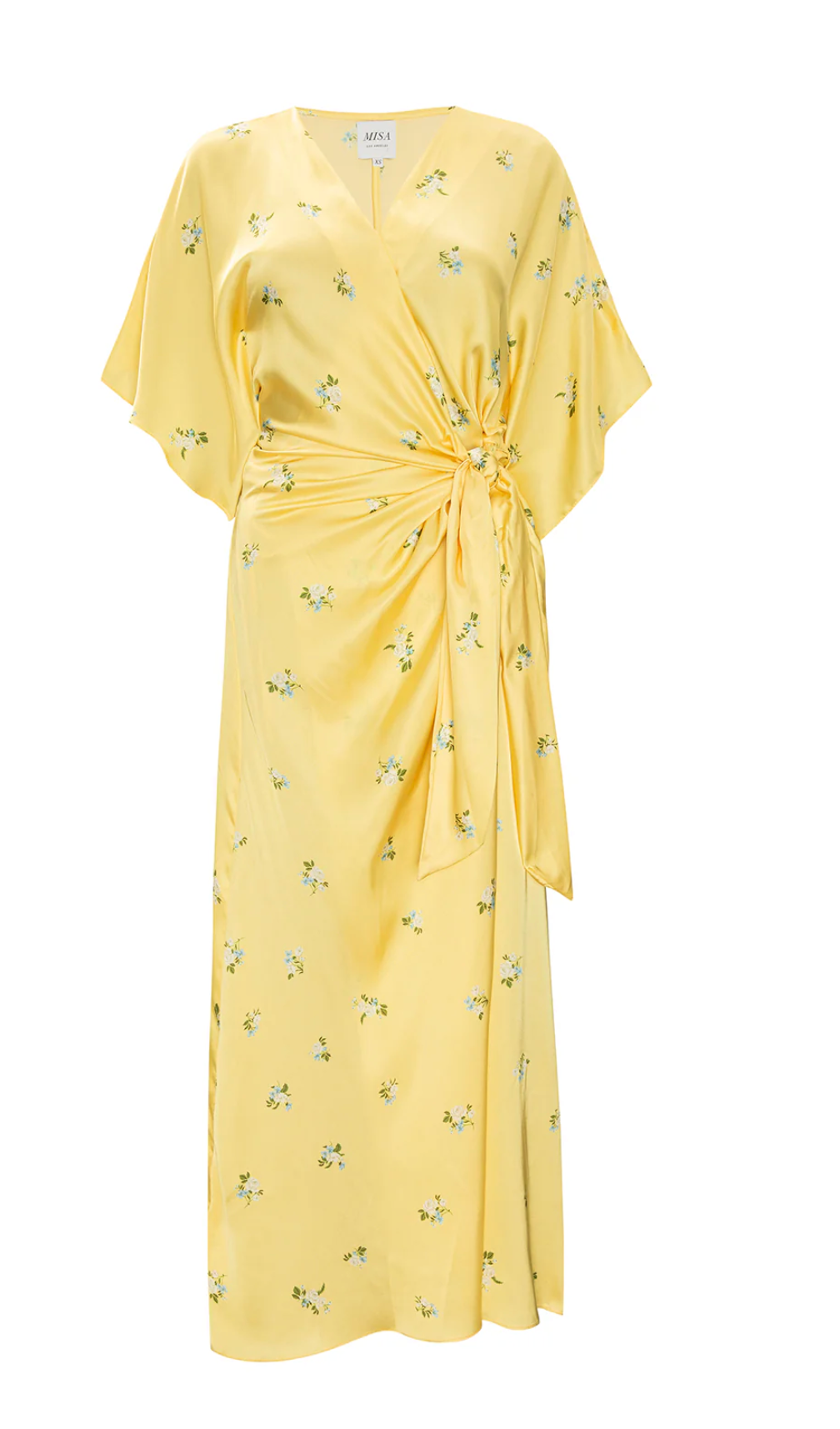 Misa Hadassa Dress - flowy printed midi dress front view