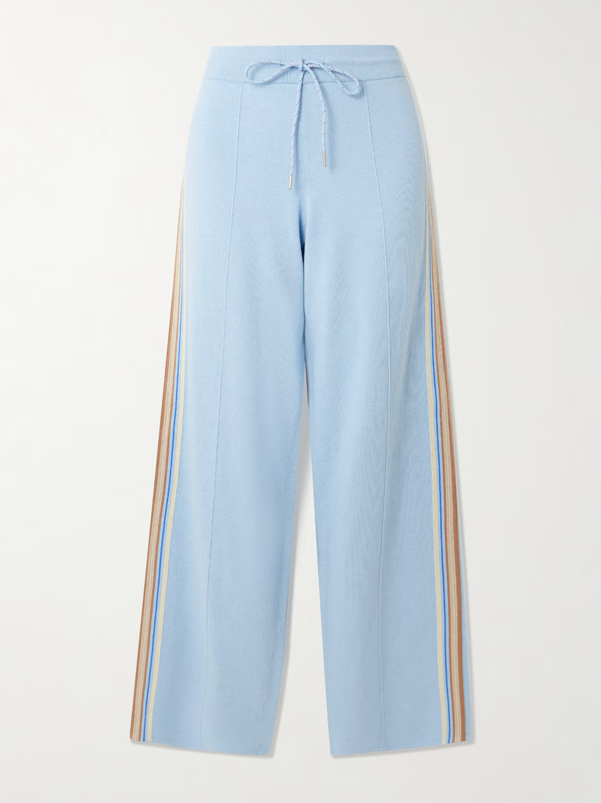 Guest In Residence Track Pant - luxe cashmere track pant front view