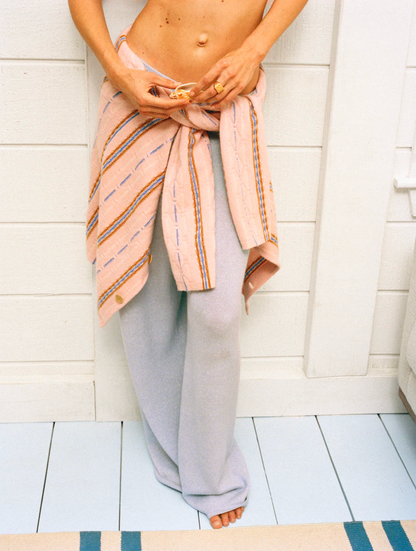 Guest In Residence Baja Everywear Cardigan - cozy open-front cardigan back view