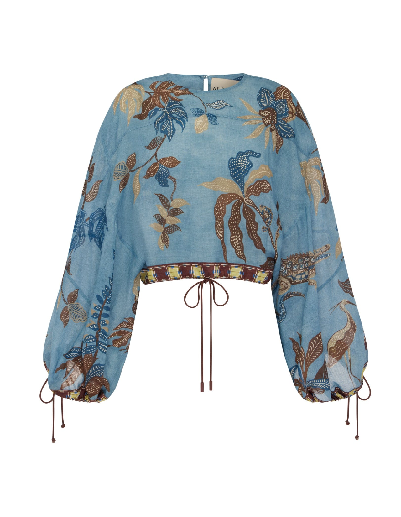 Alemais Georgie Top - printed top back view
