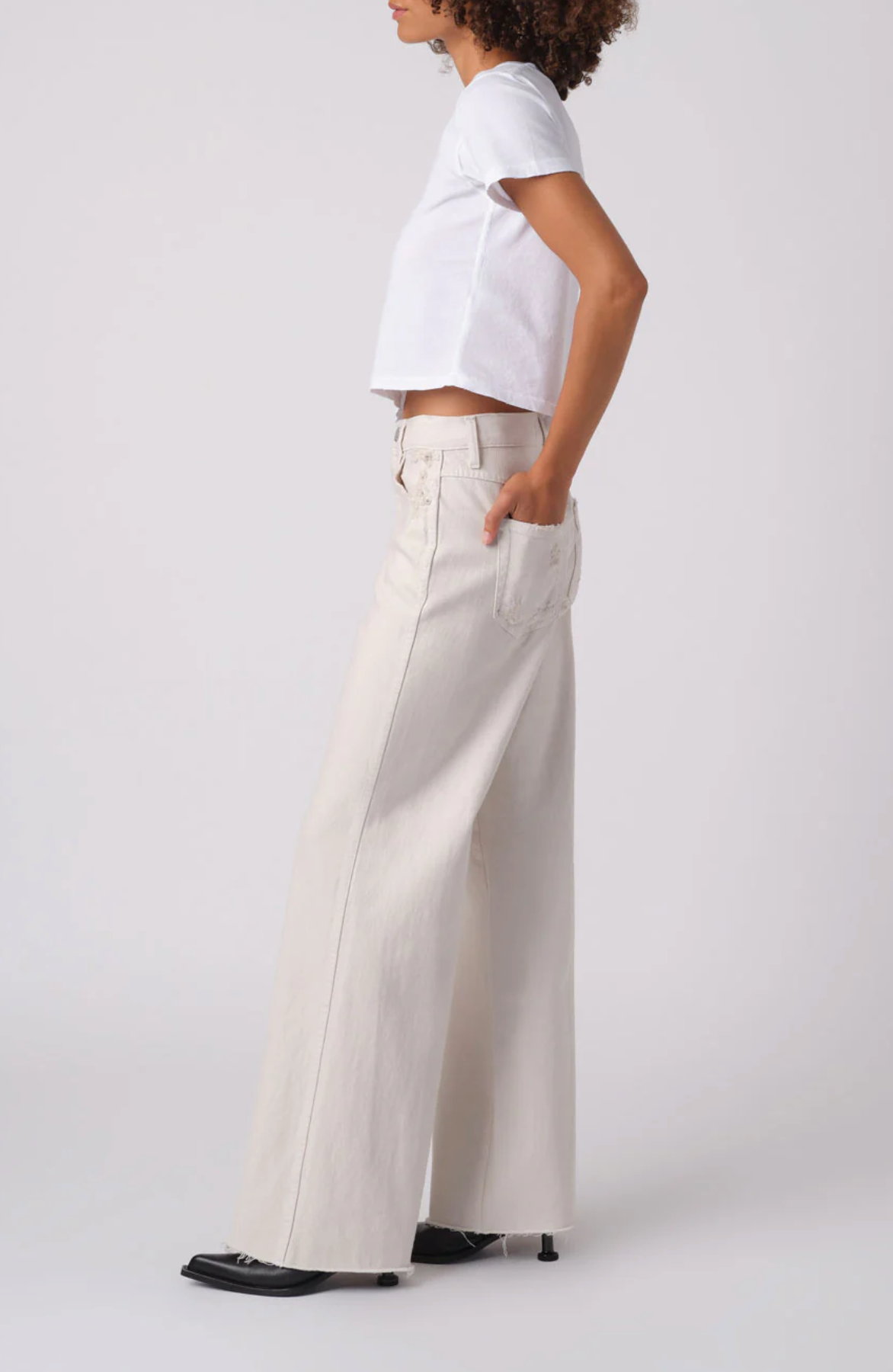 Amo Denim Frida Denim - straight-leg denim jeans back view