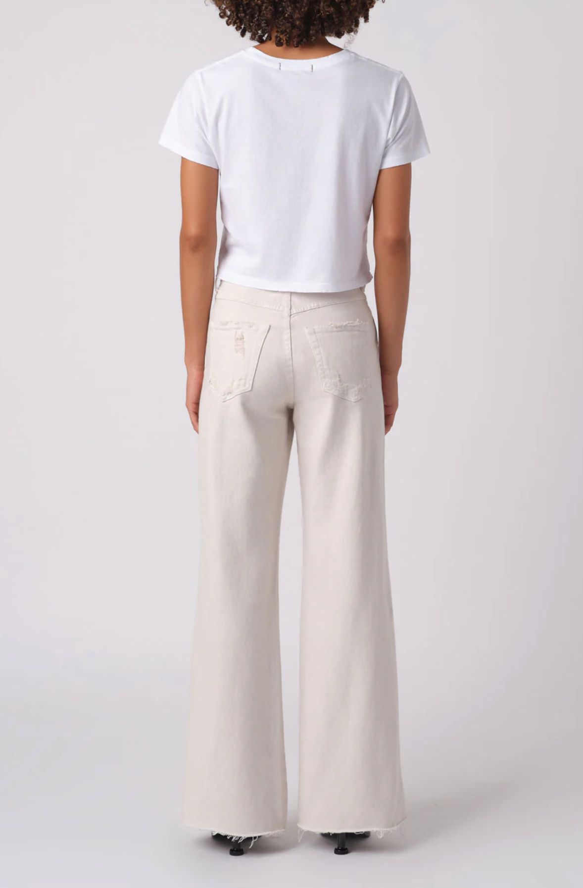 Amo Denim Frida Denim - straight-leg denim jeans side profile