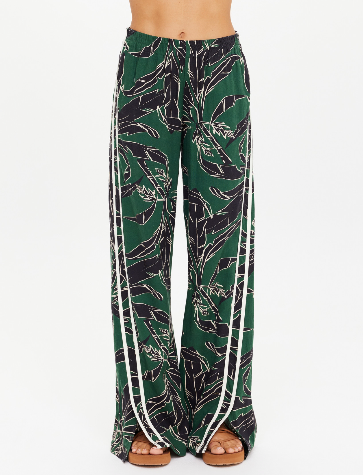Amo Denim Tamara Juliet Pant - high-rise wide-leg juliet pant front view