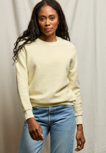 Spiritual Gangster Ziggy Shrunken Crew - cropped fleece crewneck sweatshirt front view