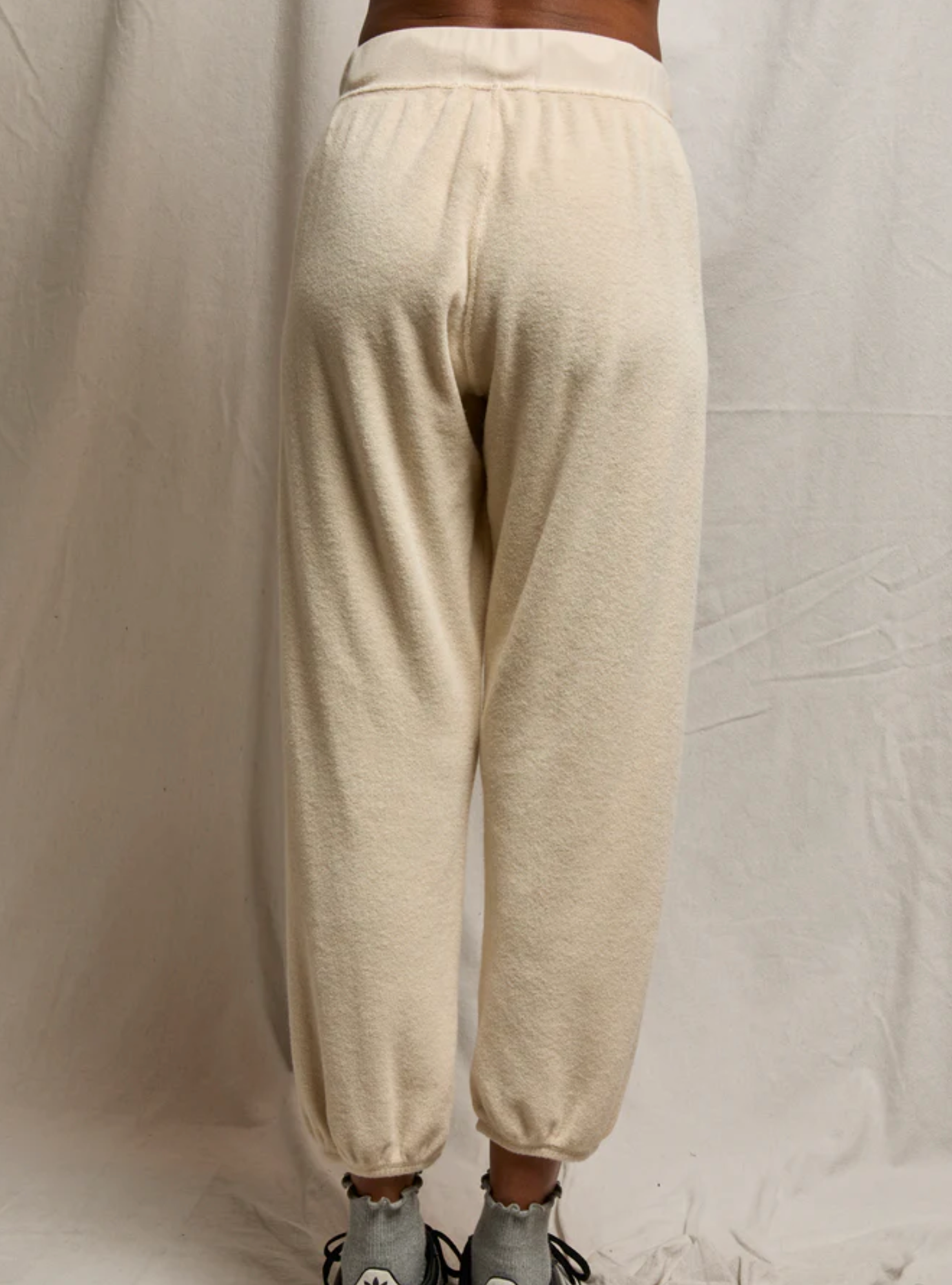 Spiritual Gangster Gogo Terry Jogger - relaxed terry cloth jogger pant side view