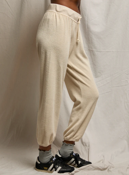 Spiritual Gangster Gogo Terry Jogger - relaxed terry cloth jogger pant back view