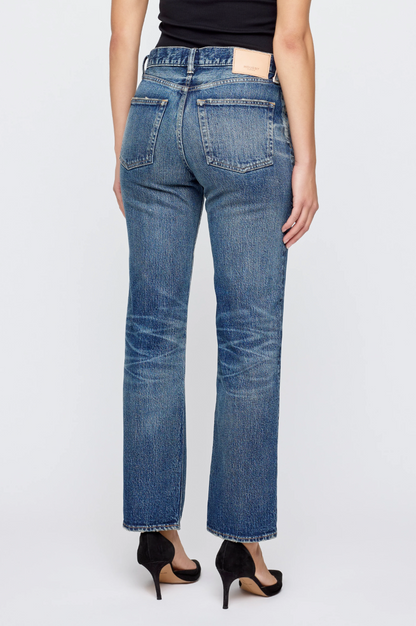 Amo Denim Farewell Straight - classic straight-leg denim jean lifestyle view