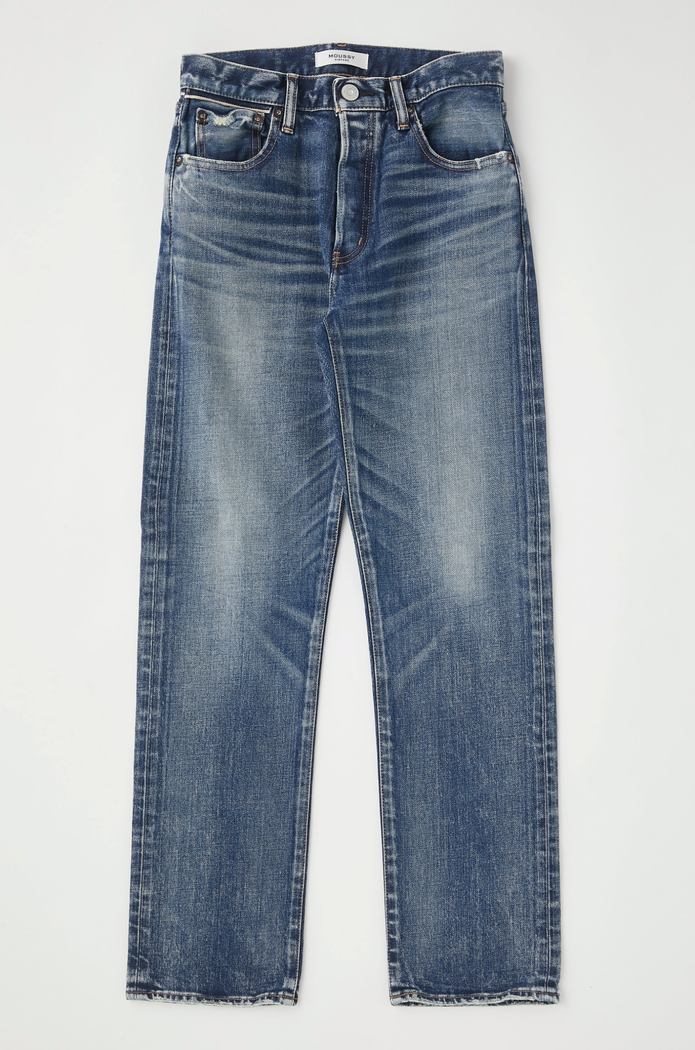 Amo Denim Farewell Straight - classic straight-leg denim jean back view