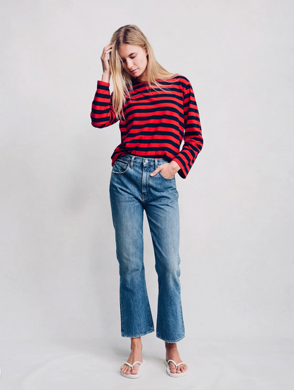 Denimist Jaclyn Slim Kick Jean - slim fit kick flare denim jean front view