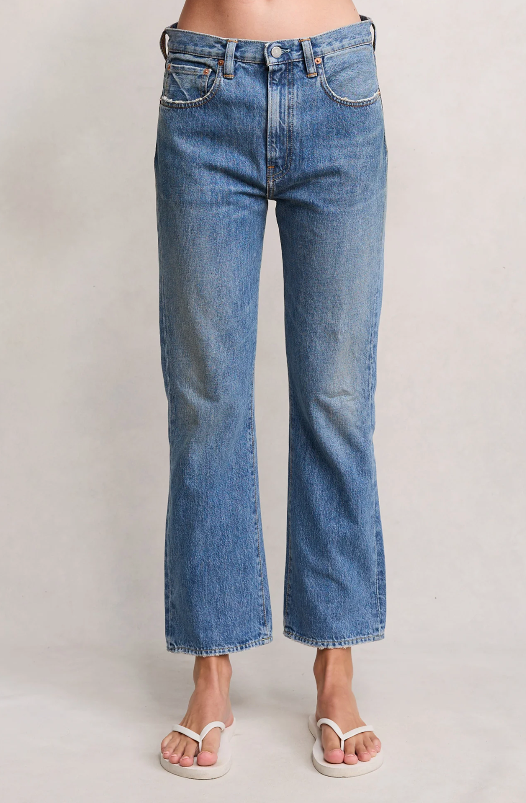 Denimist Jaclyn Slim Kick Jean - slim fit kick flare denim jean back view
