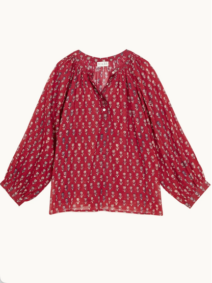 Mabe Ari Long Sleeve Top - relaxed long sleeve top lifestyle view