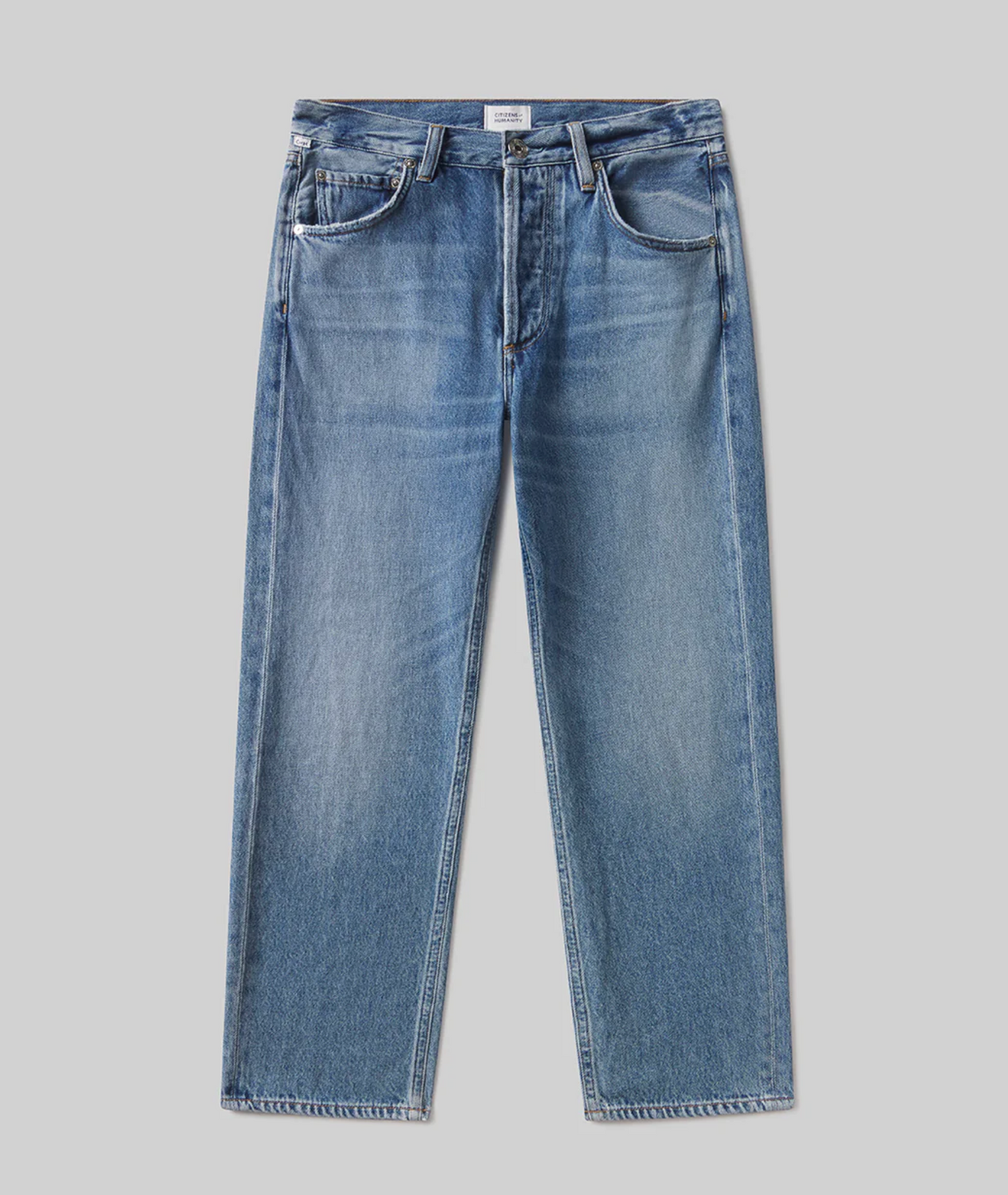 Citizen of Humanity Winslow Denim - high-rise wide-leg denim trouser front view