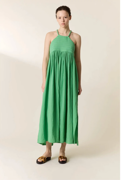 Leon & Harper Romee Dress - printed midi dress on model
