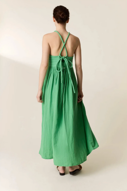 Leon & Harper Romee Dress - printed midi dress detail view