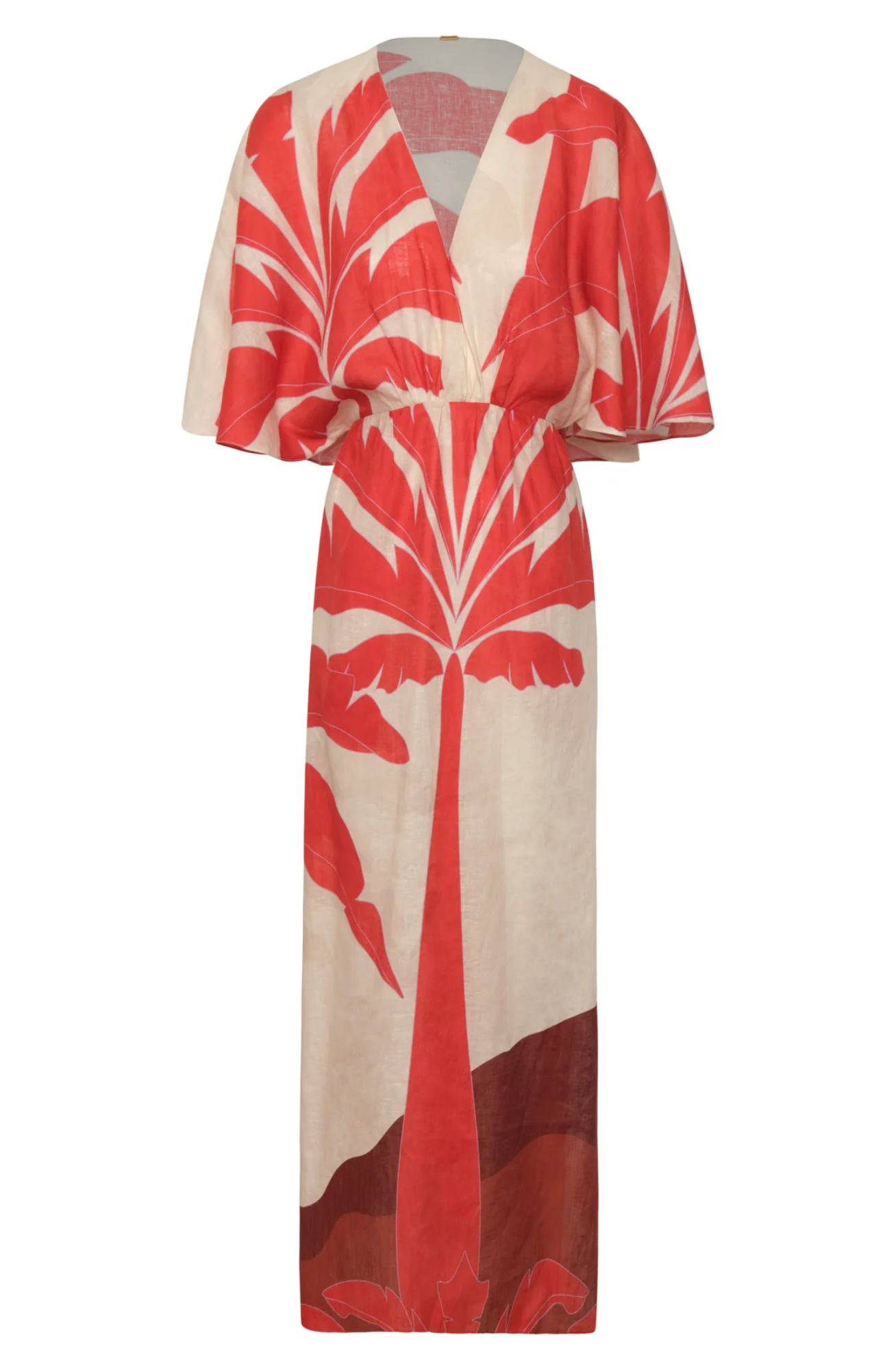 Juan de Dios Topacio Midi Tunic Dress - relaxed woven midi tunic dress front view