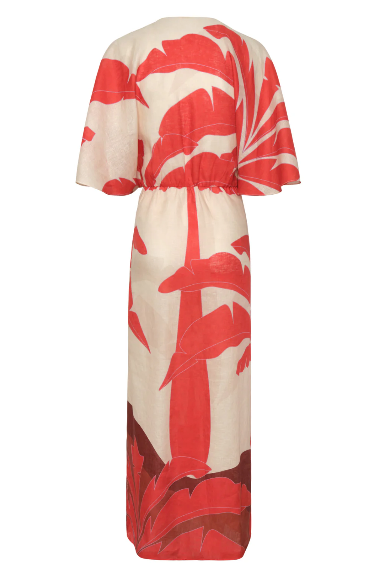 Juan de Dios Topacio Midi Tunic Dress - relaxed woven midi tunic dress side view