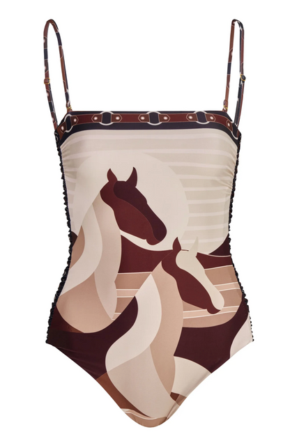 Juan de Dios Las Balsas Reversible One Piece - reversible swimsuit front view