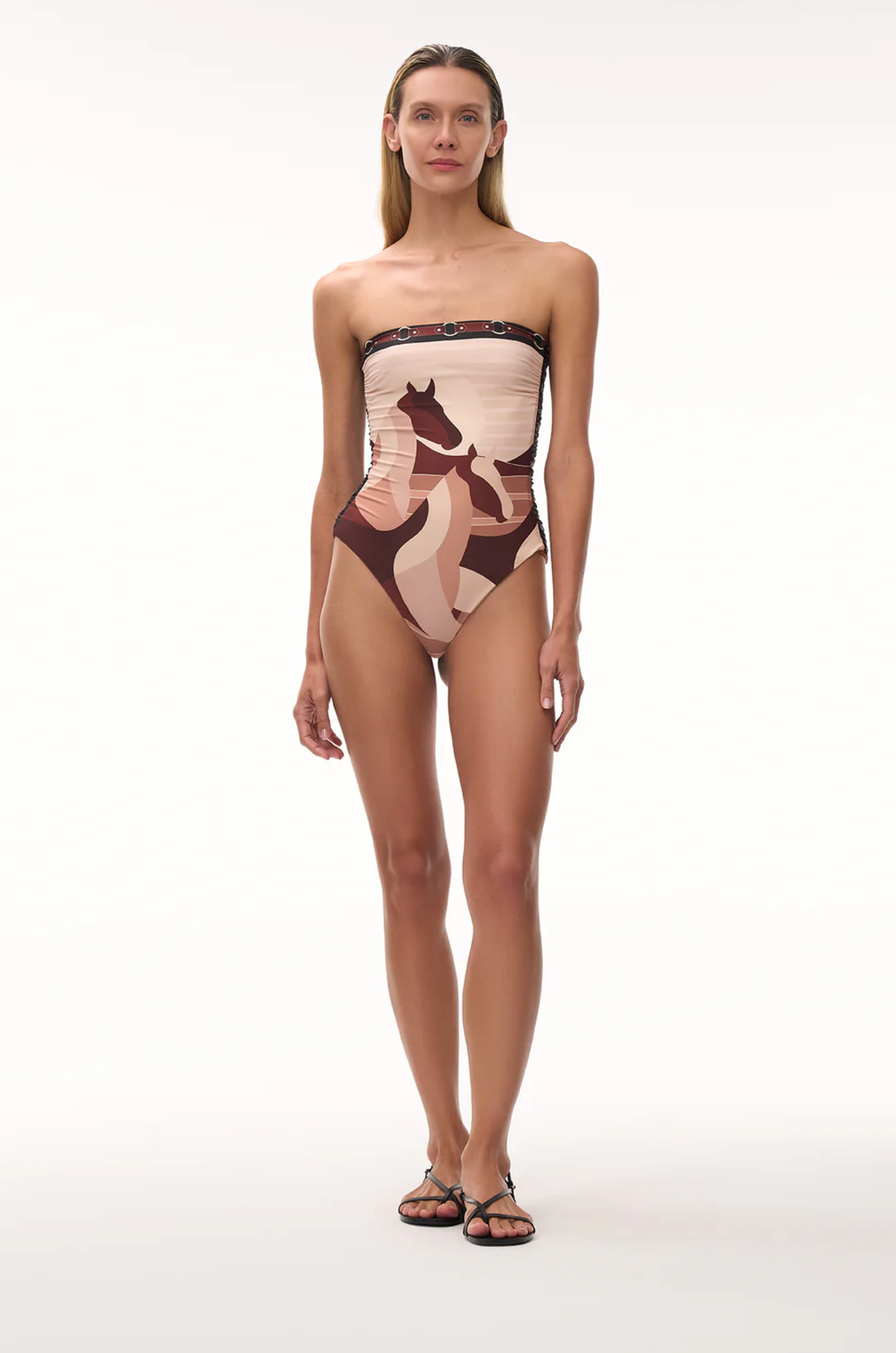 Juan de Dios Las Balsas Reversible One Piece - reversible swimsuit back view