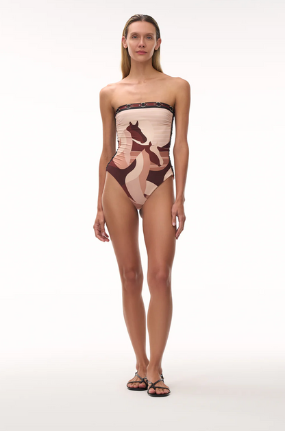 Juan de Dios Las Balsas Reversible One Piece - reversible swimsuit back view