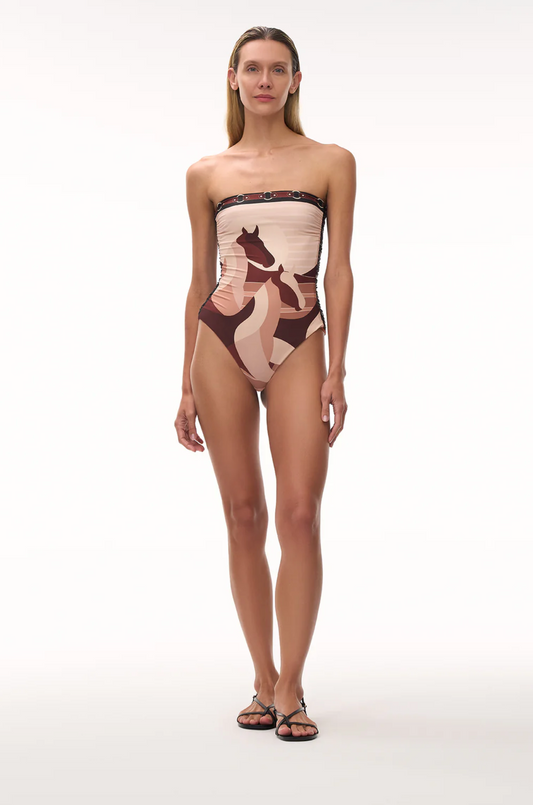 Juan de Dios Las Balsas Reversible One Piece - reversible swimsuit back view